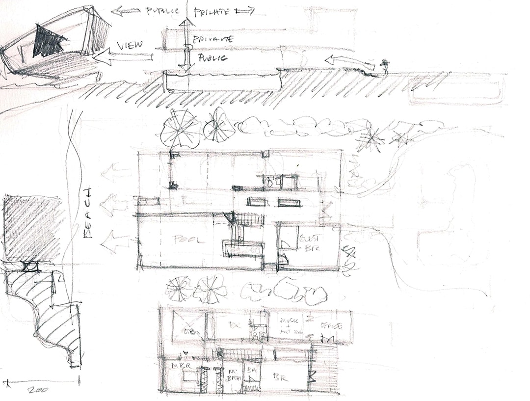 Beach House Concept Sketch